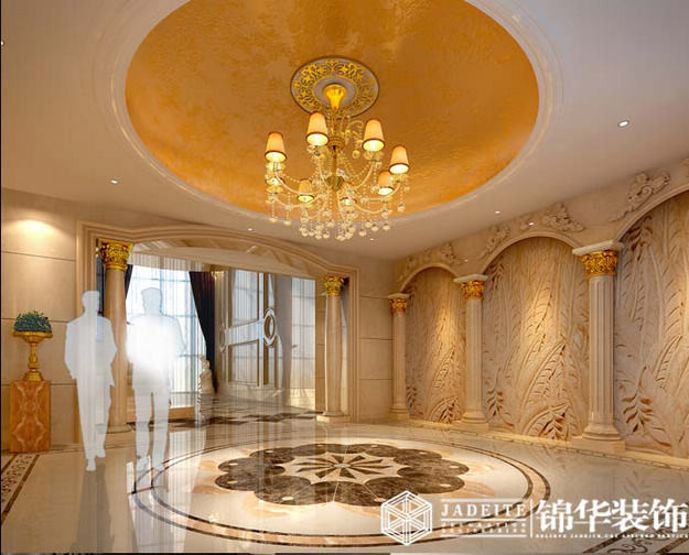 无锡欧式风格跃层效果图 无锡欧式风格复式装修效果图 欧式风格效果图 跃层装修效果图装修-跃层复式-欧式古典