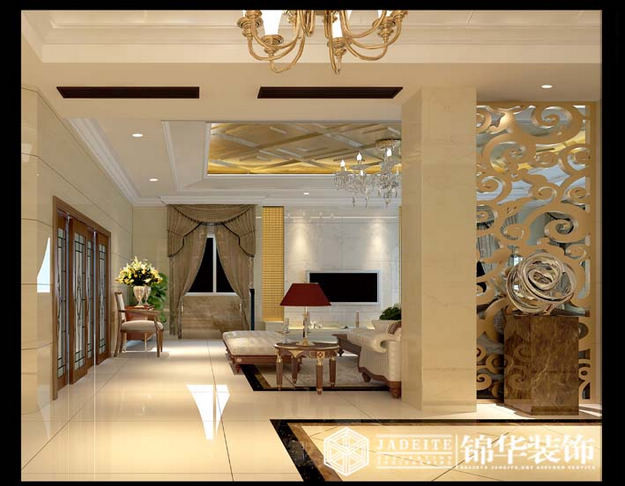 贵族气息装修-大户型-简欧