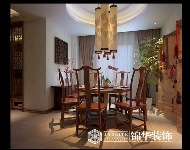 东方韵味装修-大户型-新中式