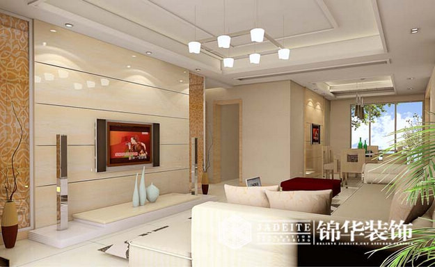 无锡凤凰城三室两厅效果图 无锡凤凰城三室两厅简约风格效果图 凤凰城三室两厅简约风格效果图 三室两厅简约风格效果图 简约风格效果图 三室两厅效果图装修-三室两厅-现代简约