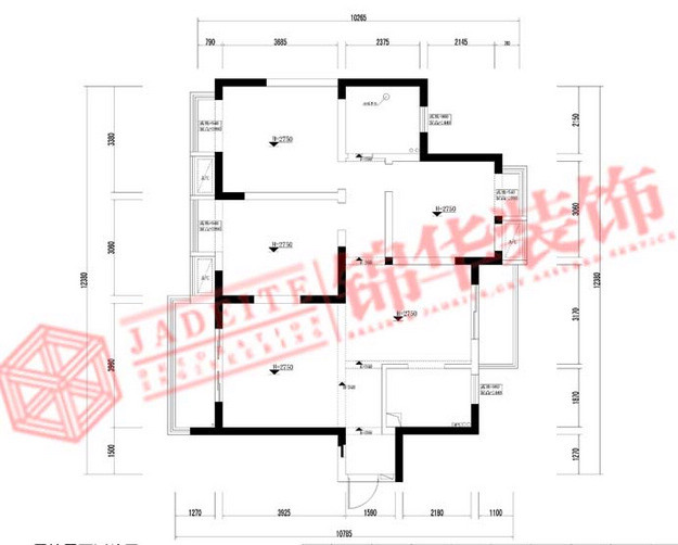 年轻的奢华装修-大户型-现代简约