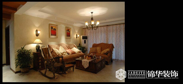 田园风·梁溪 装修-两室两厅-美式田园