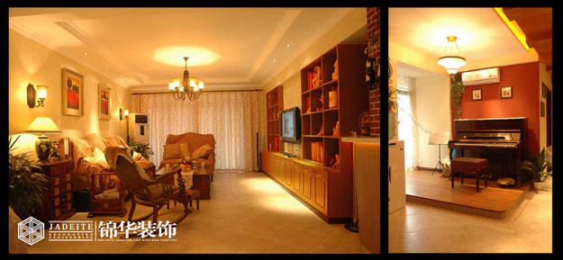 田园风·梁溪 装修-两室两厅-美式田园