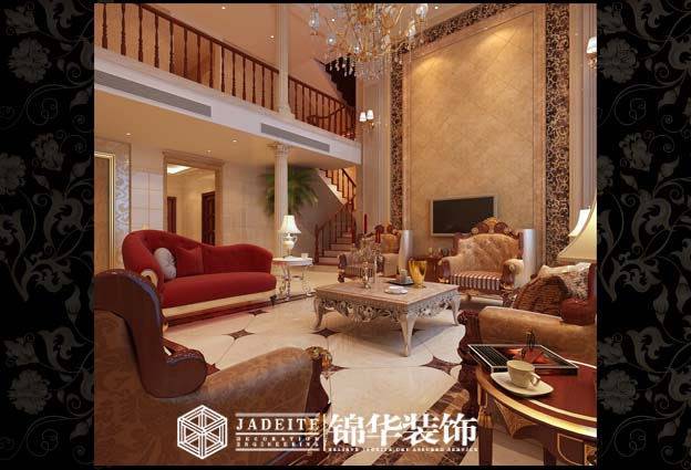 美式·翠竹花园别墅装修-别墅-混搭