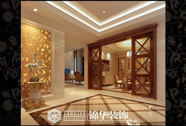 美式·翠竹花园别墅装修-别墅-混搭