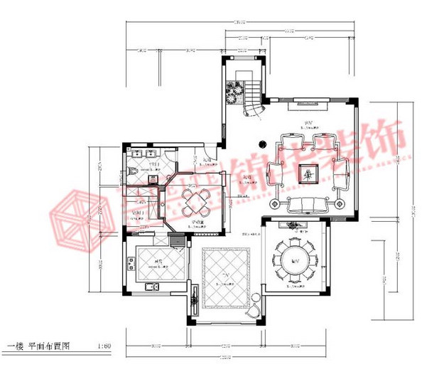 美式·翠竹花园别墅装修-别墅-混搭