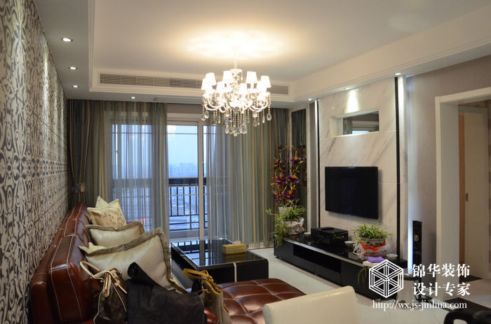 金太湖110平两室两厅现代简约风格实景样板间