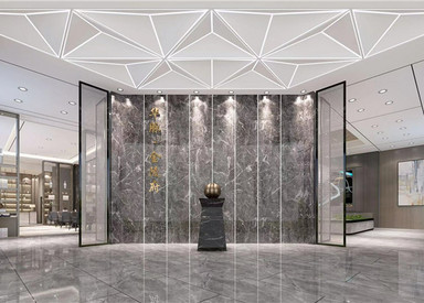 新中式-沭陽金陵府售樓處-500㎡-大戶型