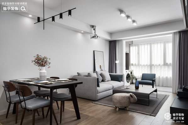 現代風格-三室兩廳兩衛-98平-裝修效果實景圖