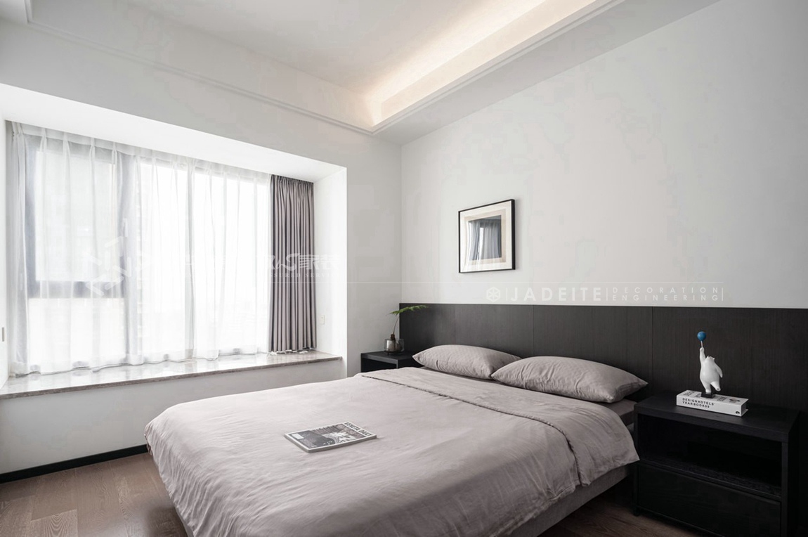 现代风格-天虹苑-三室两厅-120平-装修实景效果图-卧室