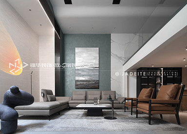 现代简约-远洋湖墅-三室三厅-310平-装修实景