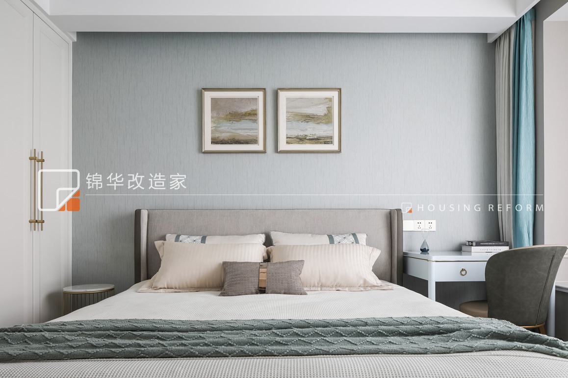 新中式风格-尚书苑-三室两厅-140平-装修实景图装修-三室两厅-新中式
