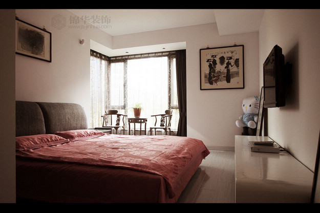 卢龙山庄--舒适空间 纯净生活装修-三室两厅-混搭
