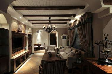欧式古典-橡树湾-三室两厅-140平米