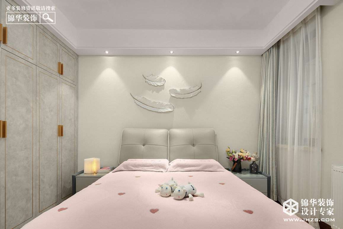 新中式-愛達花園紫藤苑-兩室兩廳-90㎡裝修-兩室兩廳-新中式