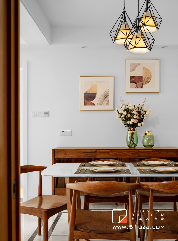 木色-紫金铭苑-现代简约-100平米装修-两室两厅-现代简约