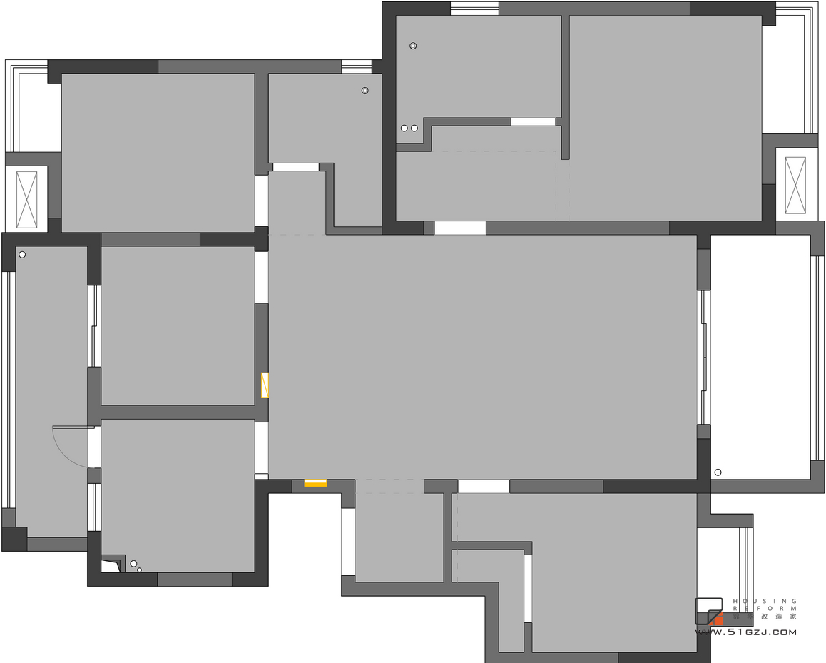 新中式-金浦御龙湾-三室两厅-138㎡装修-三室两厅-新中式