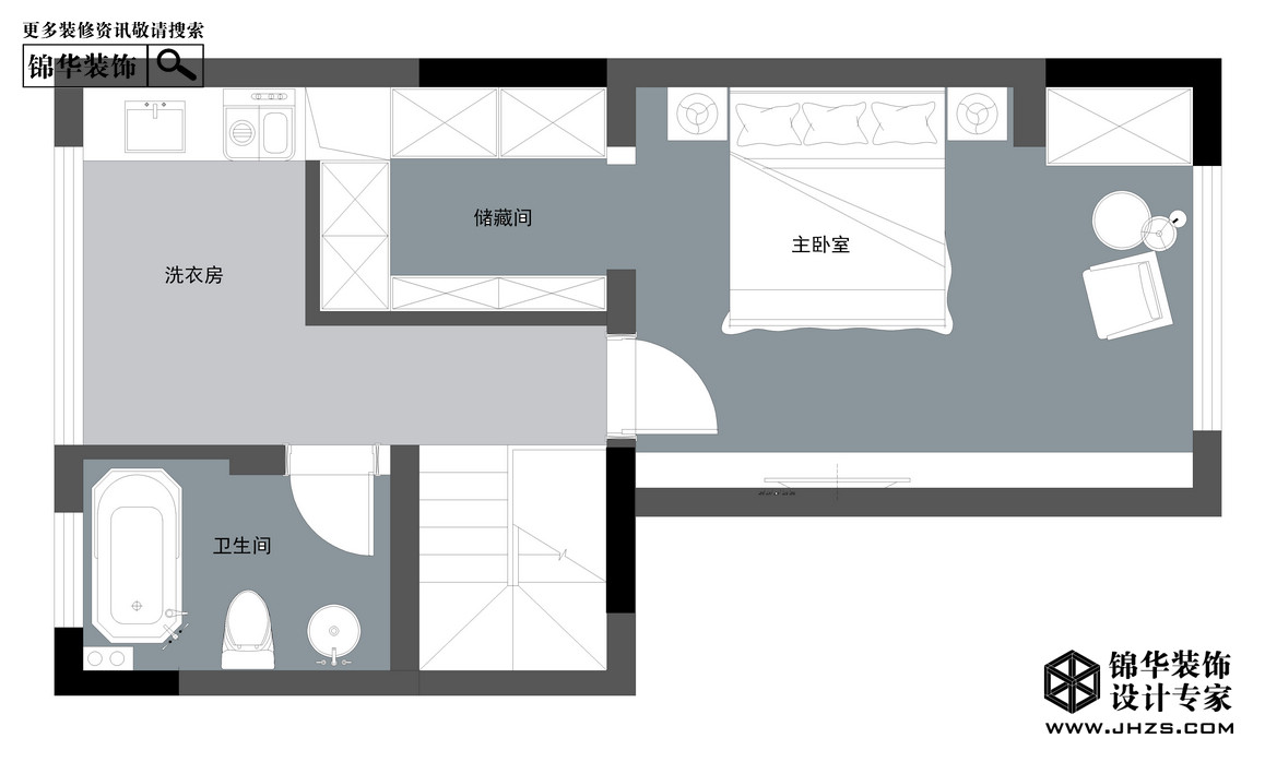 現代簡約-春天佳園-兩室兩廳-115㎡裝修-兩室兩廳-現代簡約