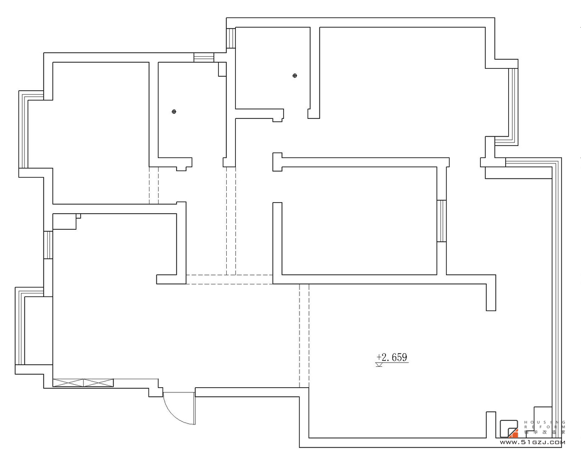 現代輕奢-清竹園-三室兩廳-129㎡裝修-三室兩廳-現代簡約