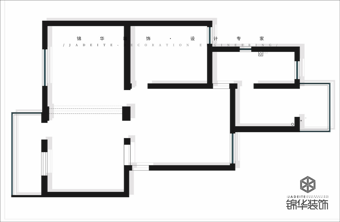 现代简约-台城花园-三室两厅-100㎡装修-三室两厅-现代简约