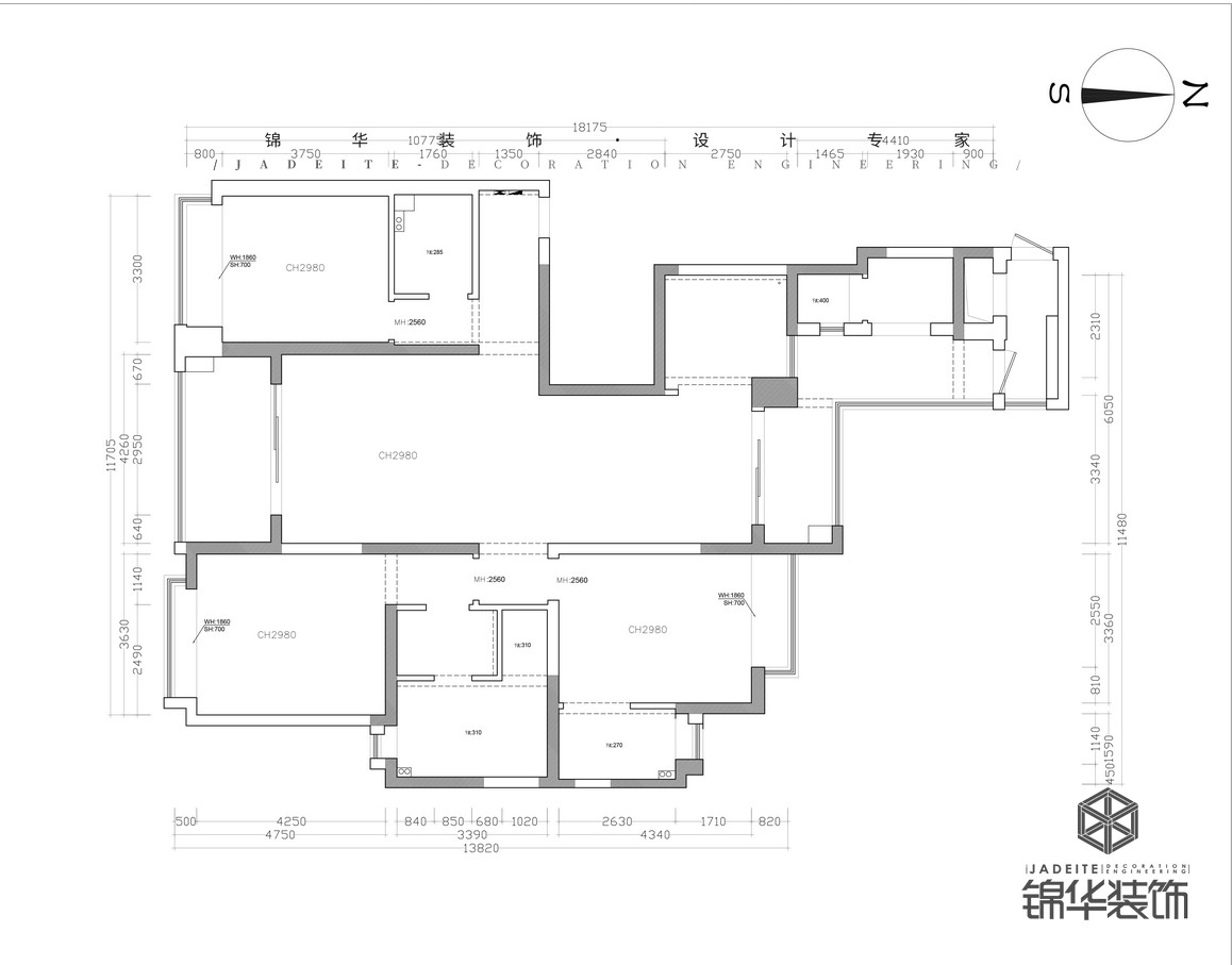 现代风格-雅居乐滨江国际-大户型-195平方装修-大户型-现代简约