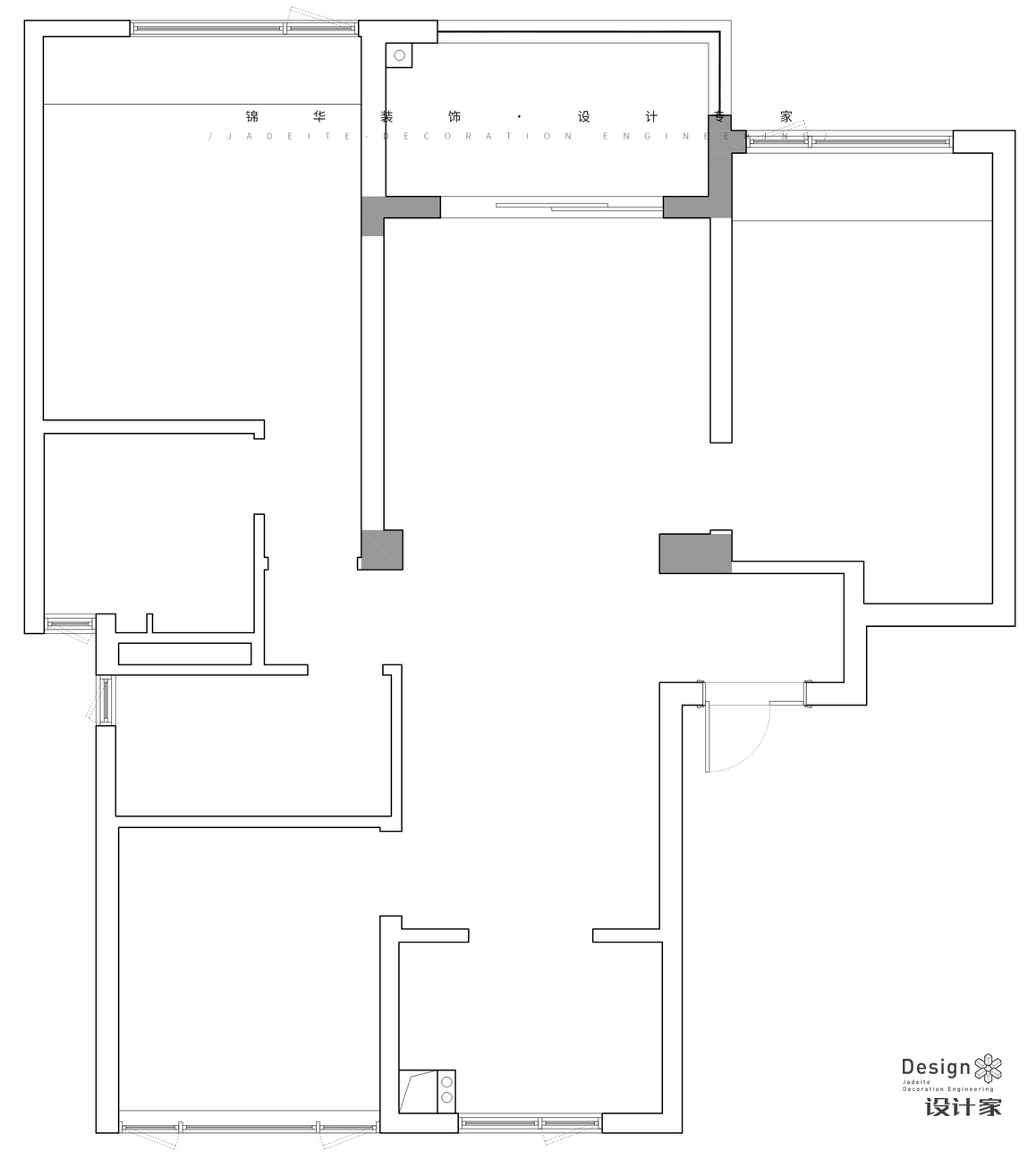 現代簡約-銀城東苑-三室兩廳-110㎡裝修-三室兩廳-現代簡約