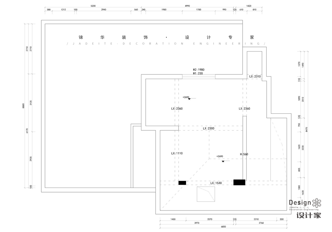 現(xiàn)代簡約-祥生江山樾-層疊-150㎡裝修-大戶型-現(xiàn)代簡約