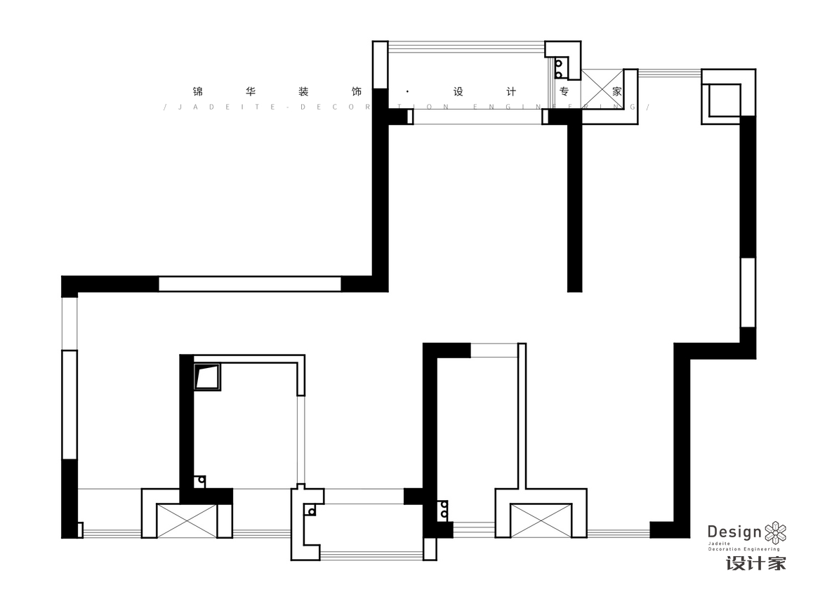 現(xiàn)代簡約-塘涇北苑-兩室一廳-89㎡裝修-兩室一廳-現(xiàn)代簡約