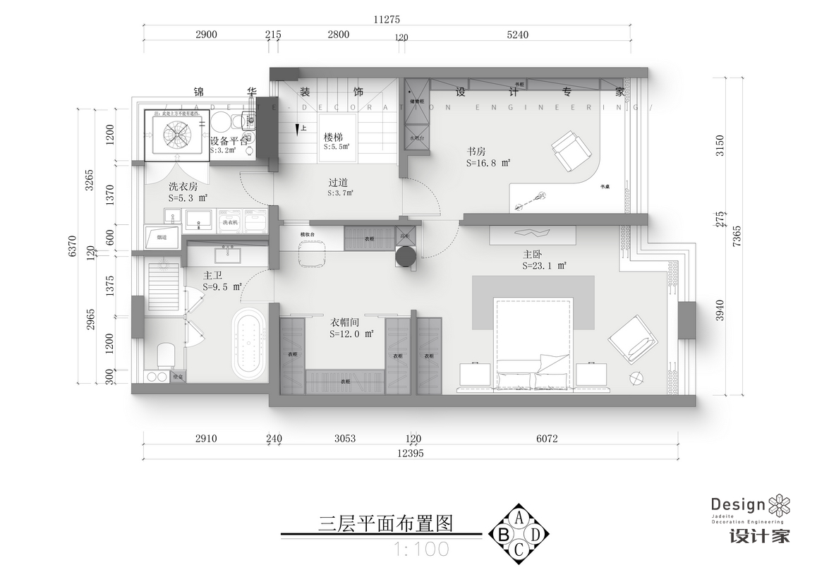 現(xiàn)代簡約-玉蘭山莊-別墅-220㎡裝修-別墅-現(xiàn)代簡約