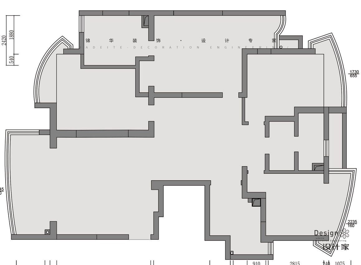 美式-云嶺居-四室兩廳-140㎡裝修-四室兩廳-簡(jiǎn)美