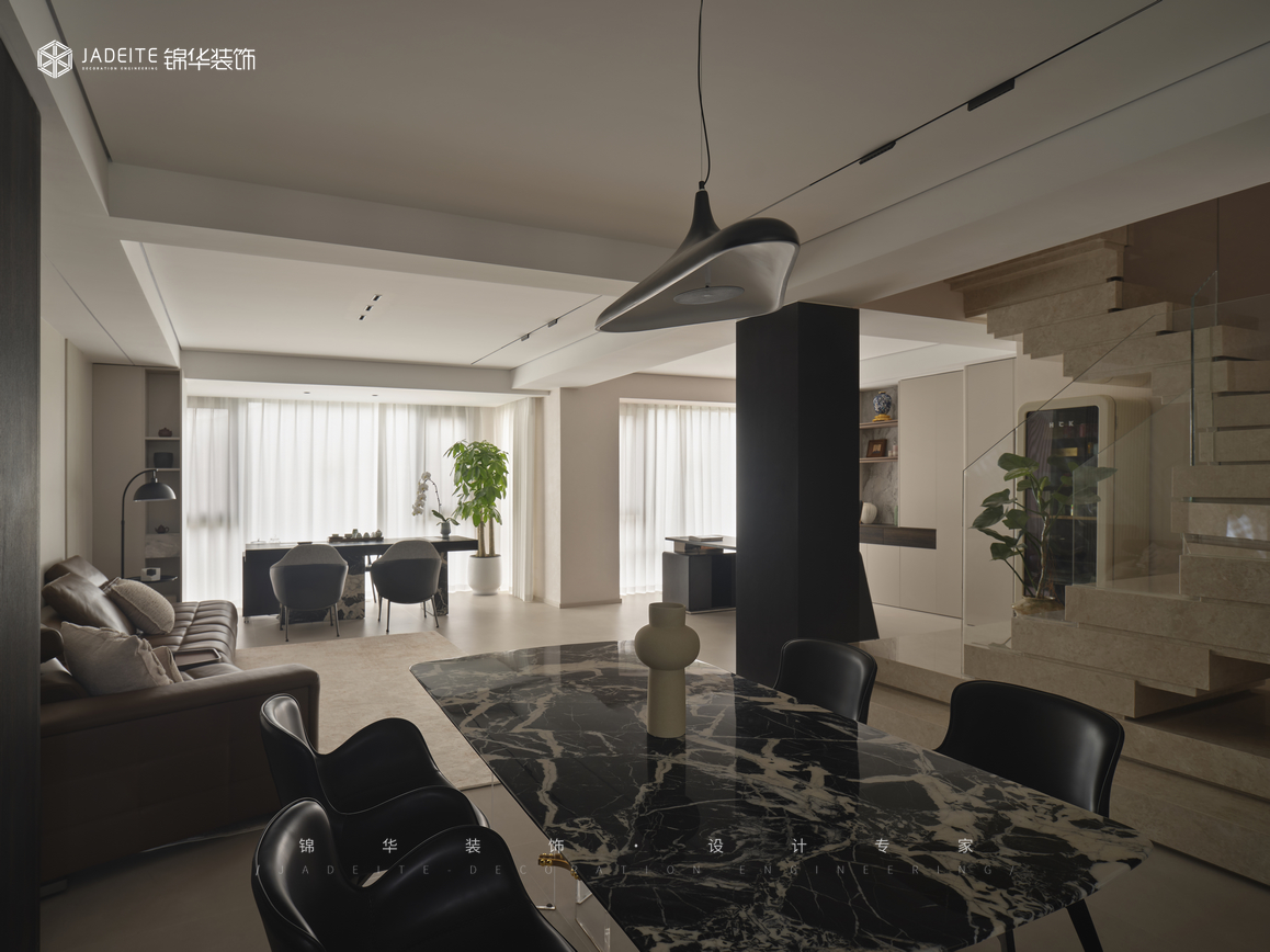 现代轻奢-绿城云栖玫瑰园-大户型-245㎡装修-大户型-轻奢