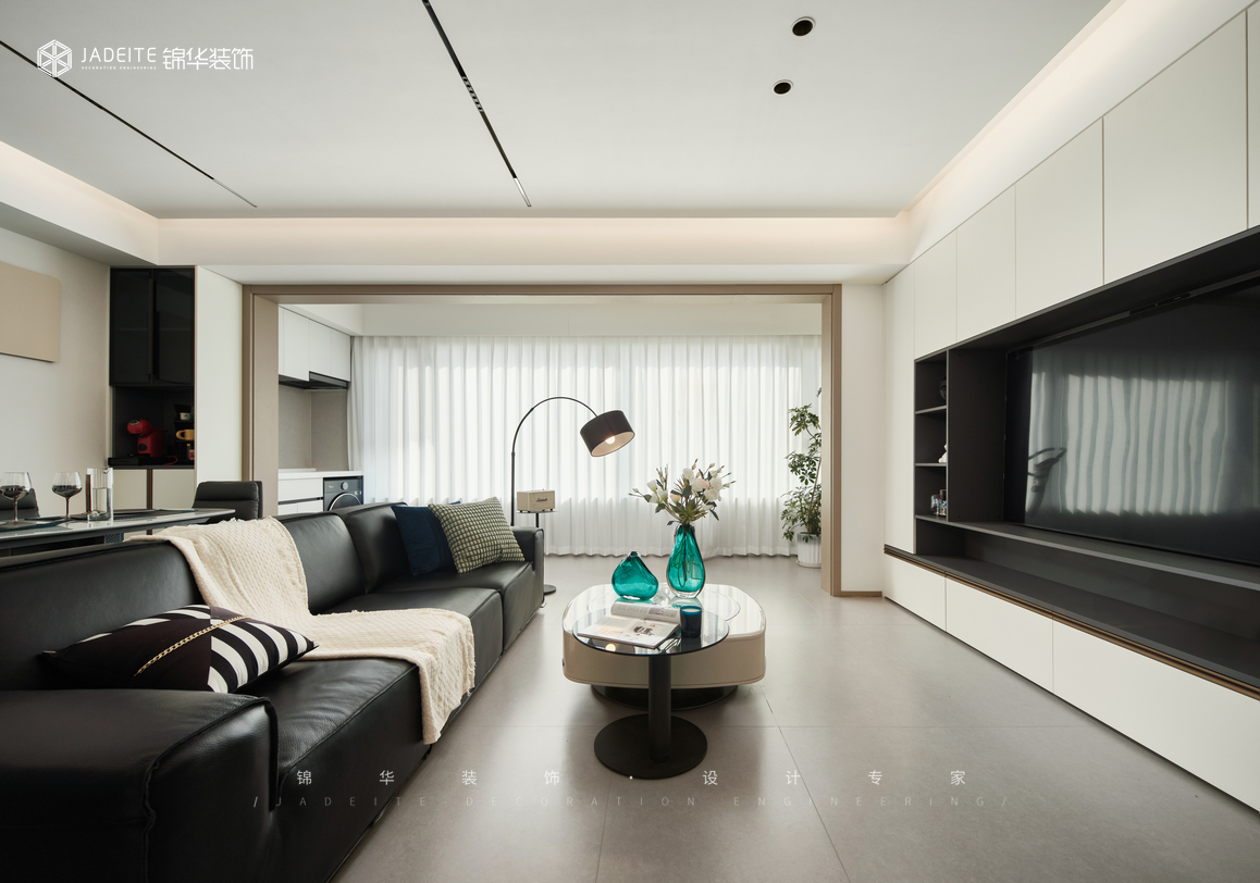 現(xiàn)代簡約-中鐵龍湖辰悅府-三室兩廳-125㎡裝修-三室兩廳-現(xiàn)代簡約