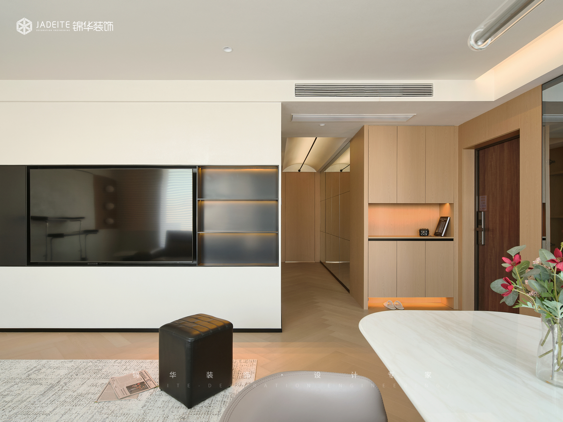 現(xiàn)代簡約-萬達(dá)東坊-兩室一廳-90㎡裝修-兩室一廳-現(xiàn)代簡約