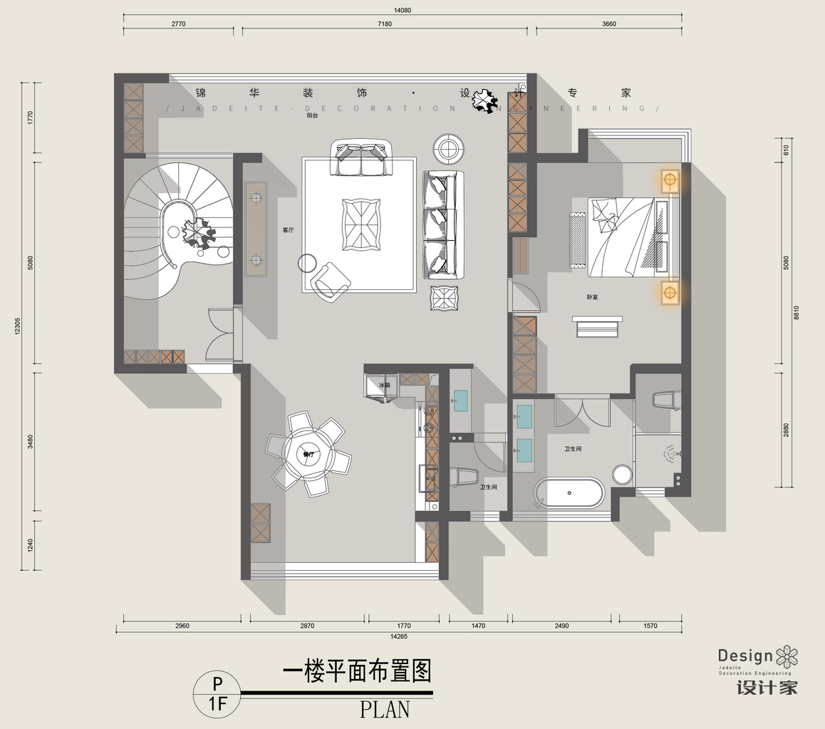 欧式古典-万兴滨江府-大户型-200㎡装修-大户型-欧式古典