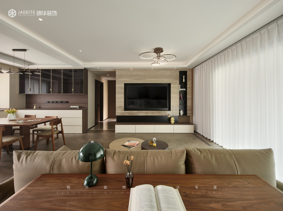 輕奢-頤和源璟-三室兩廳-188㎡裝修-三室兩廳-輕奢