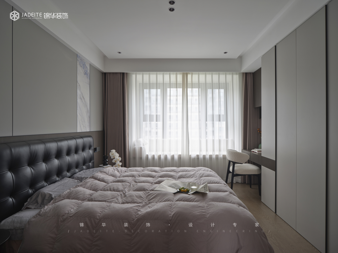 意式极简-水沐和瑞园-三室两厅-142㎡装修-三室两厅-现代简约