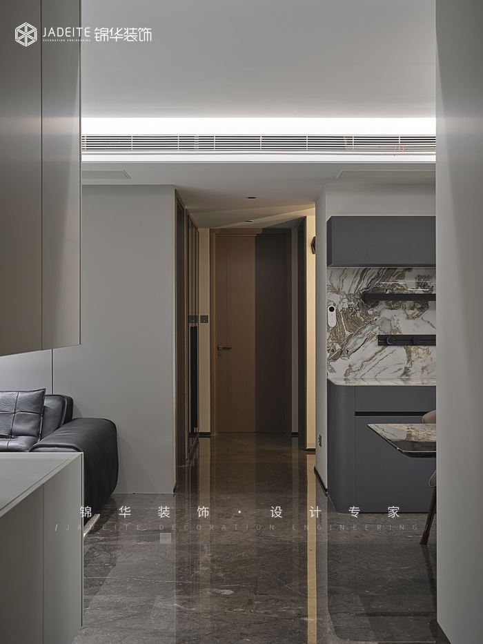 意式极简-水沐和瑞园-三室两厅-142㎡装修-三室两厅-现代简约