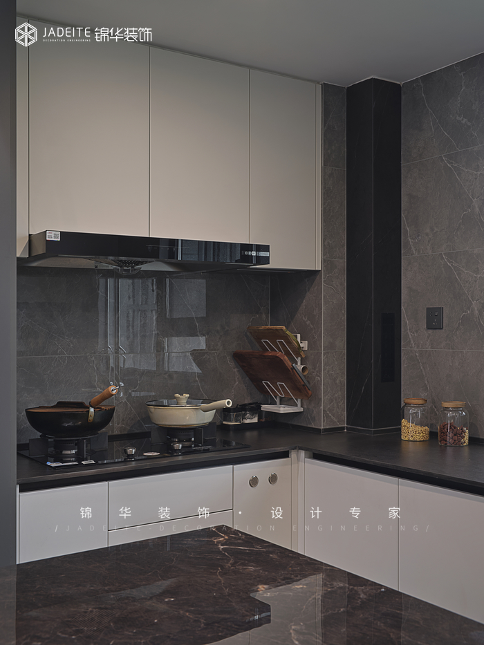 意式极简-水沐和瑞园-三室两厅-142㎡装修-三室两厅-现代简约