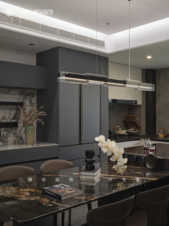 意式极简-水沐和瑞园-三室两厅-142㎡装修-三室两厅-现代简约