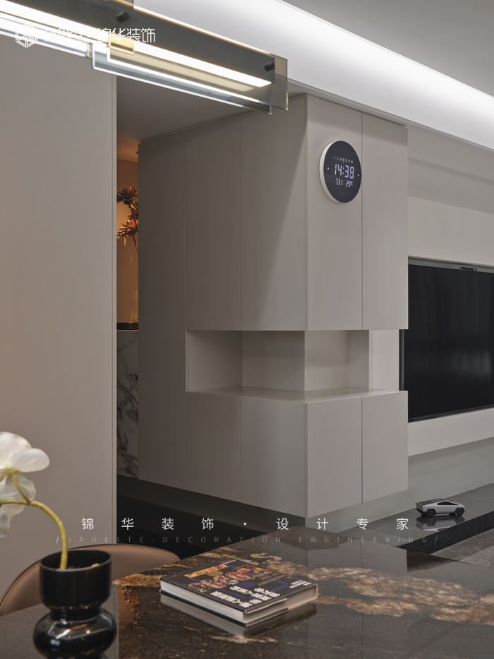 意式极简-水沐和瑞园-三室两厅-142㎡装修-三室两厅-现代简约