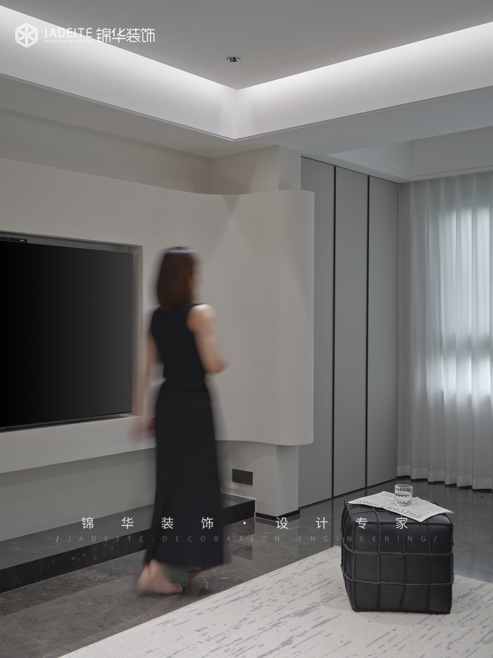 意式极简-水沐和瑞园-三室两厅-142㎡装修-三室两厅-现代简约