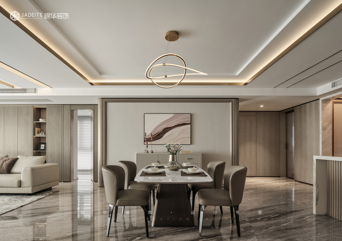 輕奢-金城一號-大戶型-240㎡裝修-大戶型-輕奢