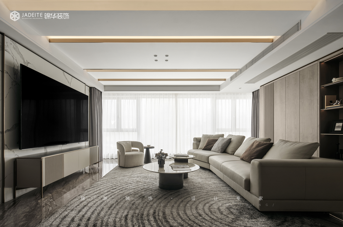 輕奢-金城一號-大戶型-240㎡裝修-大戶型-輕奢