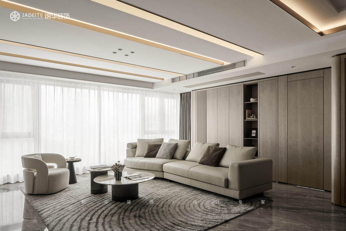 輕奢-金城一號-大戶型-240㎡裝修-大戶型-輕奢