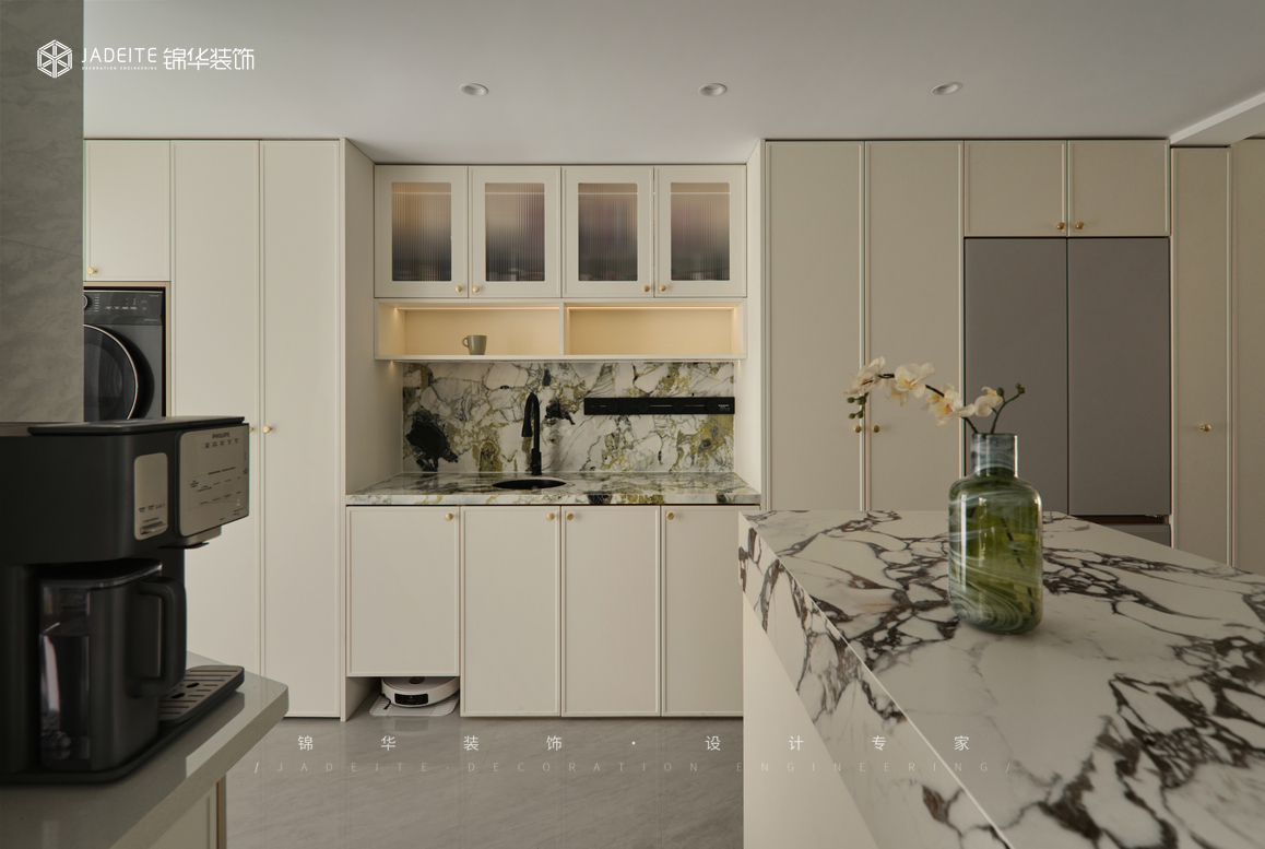 法式-蔚藍星座花園-三室兩廳-110㎡裝修-三室兩廳-法式