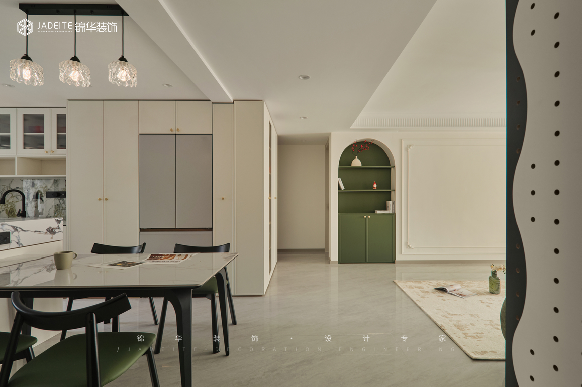 法式-蔚藍星座花園-三室兩廳-110㎡裝修-三室兩廳-法式