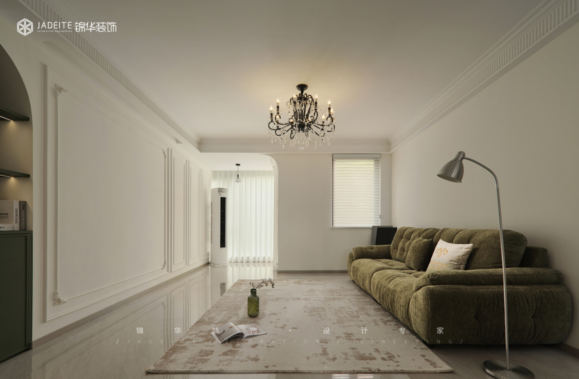 法式-蔚藍星座花園-三室兩廳-110㎡裝修-三室兩廳-法式