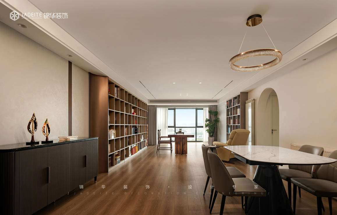 現代輕奢-天安國際-三室兩廳-150㎡裝修-三室兩廳-輕奢