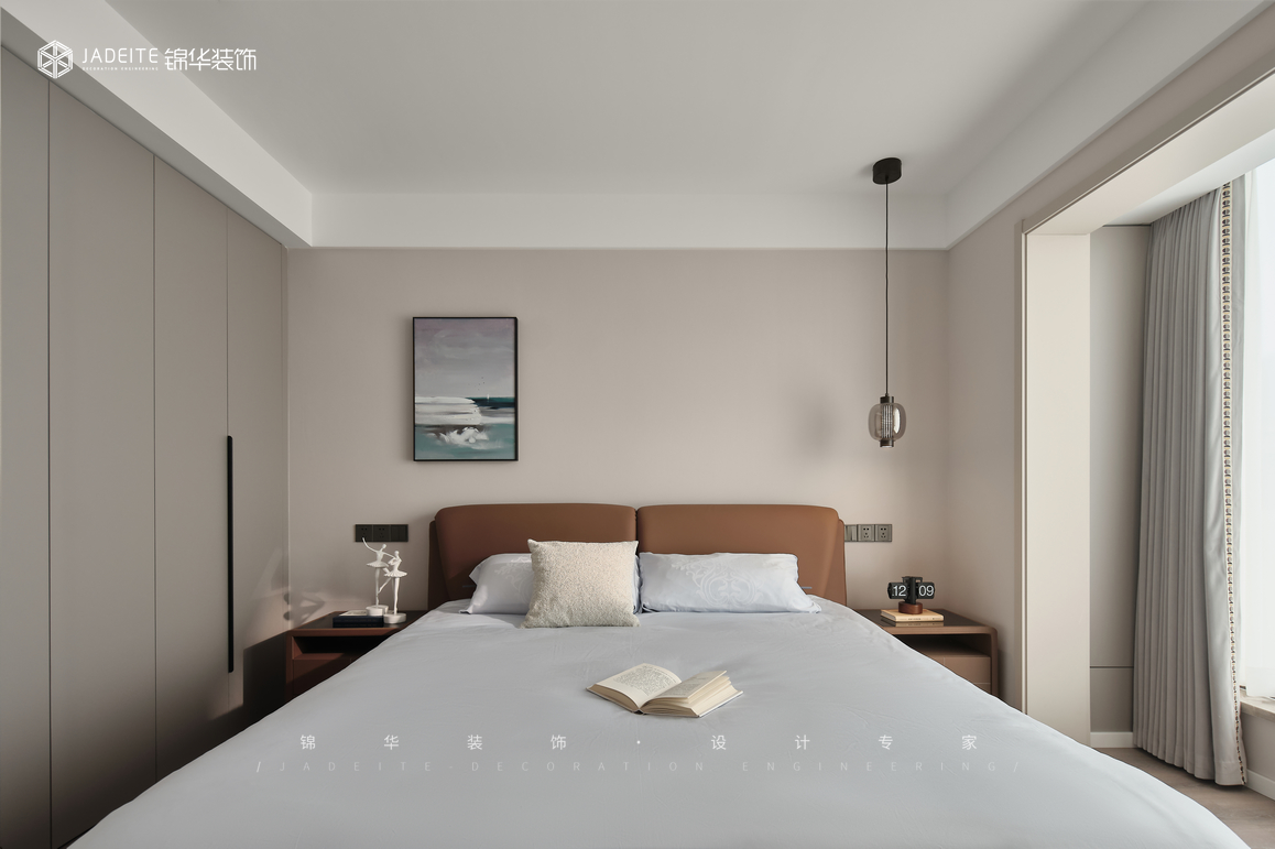 現代簡約-云棲玫瑰園 -大戶型-148㎡裝修-兩室一廳-現代簡約