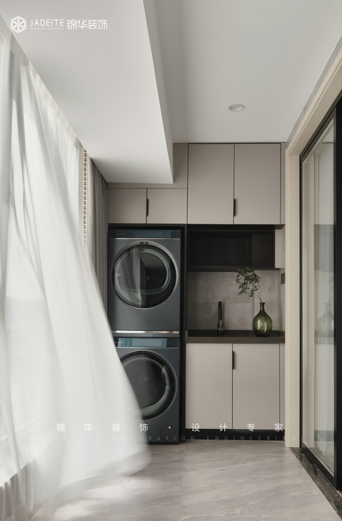 現代簡約-云棲玫瑰園 -大戶型-148㎡裝修-兩室一廳-現代簡約